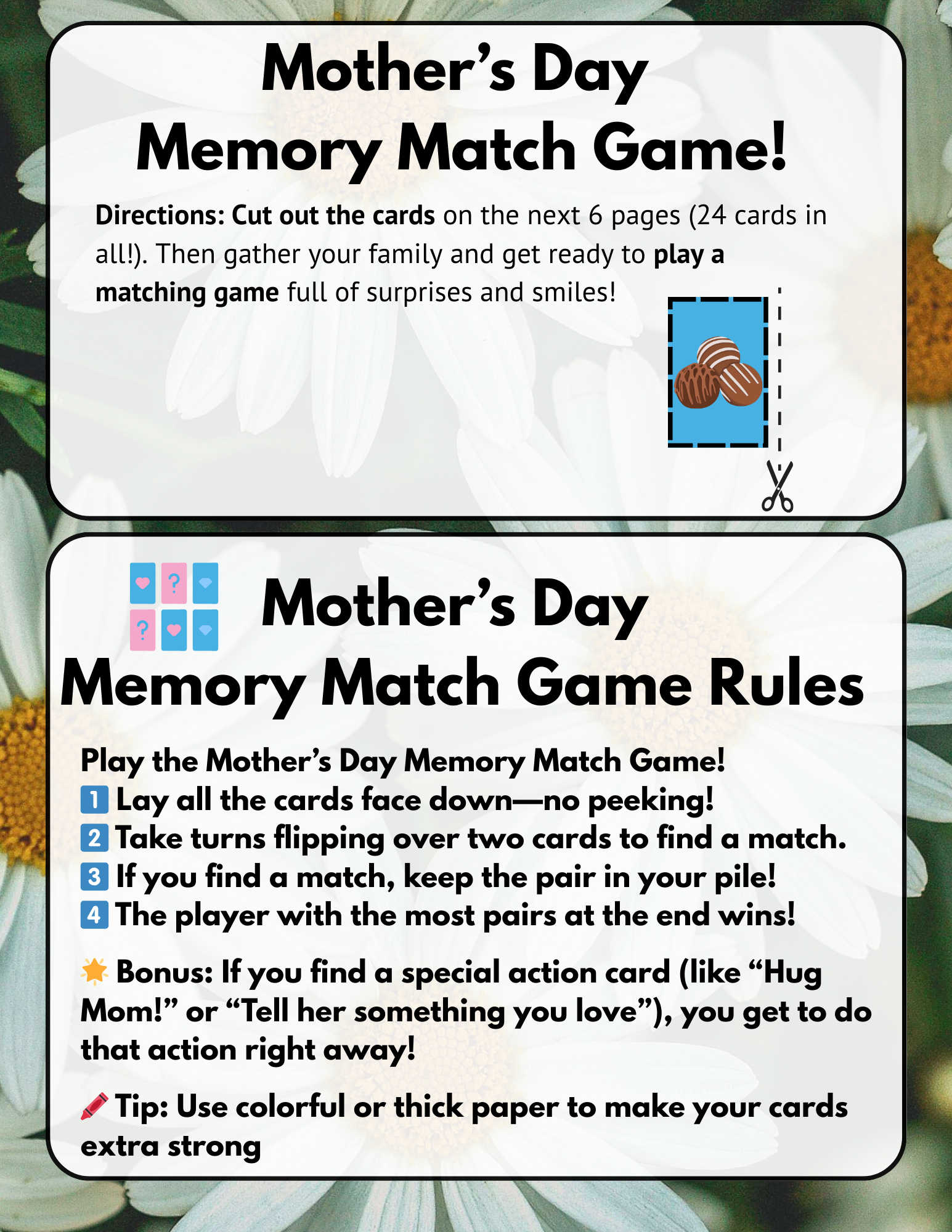 Let's Celebrate Series: Mother's Day Activities