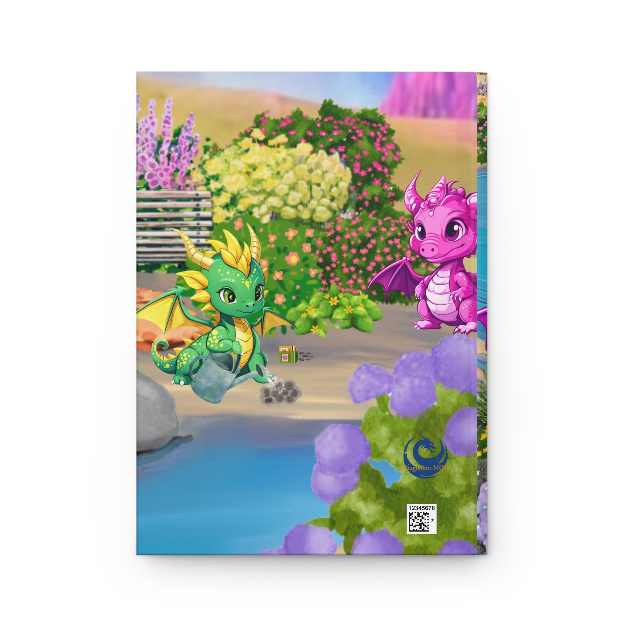 Dreams Grow Here Dragonwing Valley Hardcover Journal Matte - Bubbles & Sprig