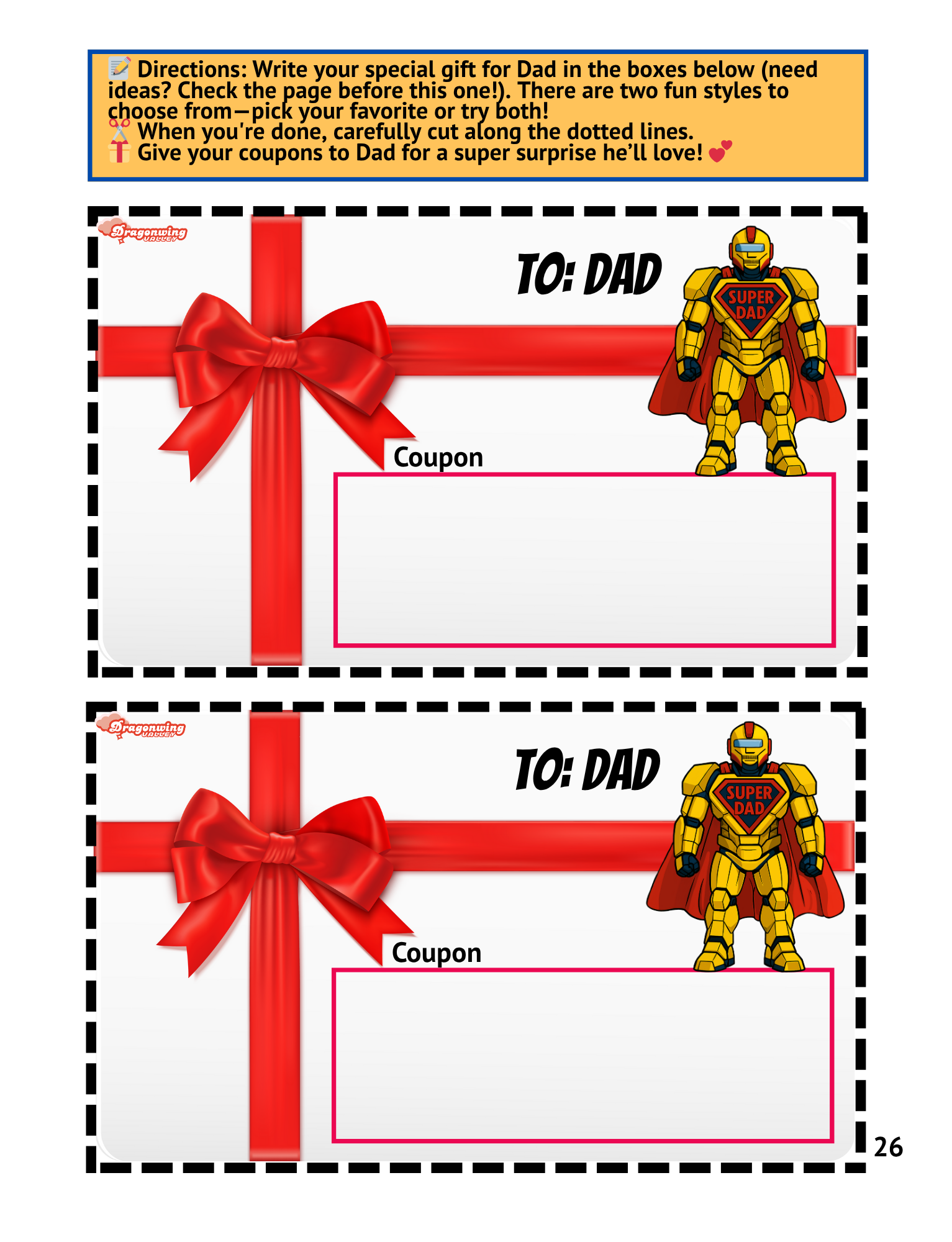Let’s Celebrate Series: Super Dad & Me