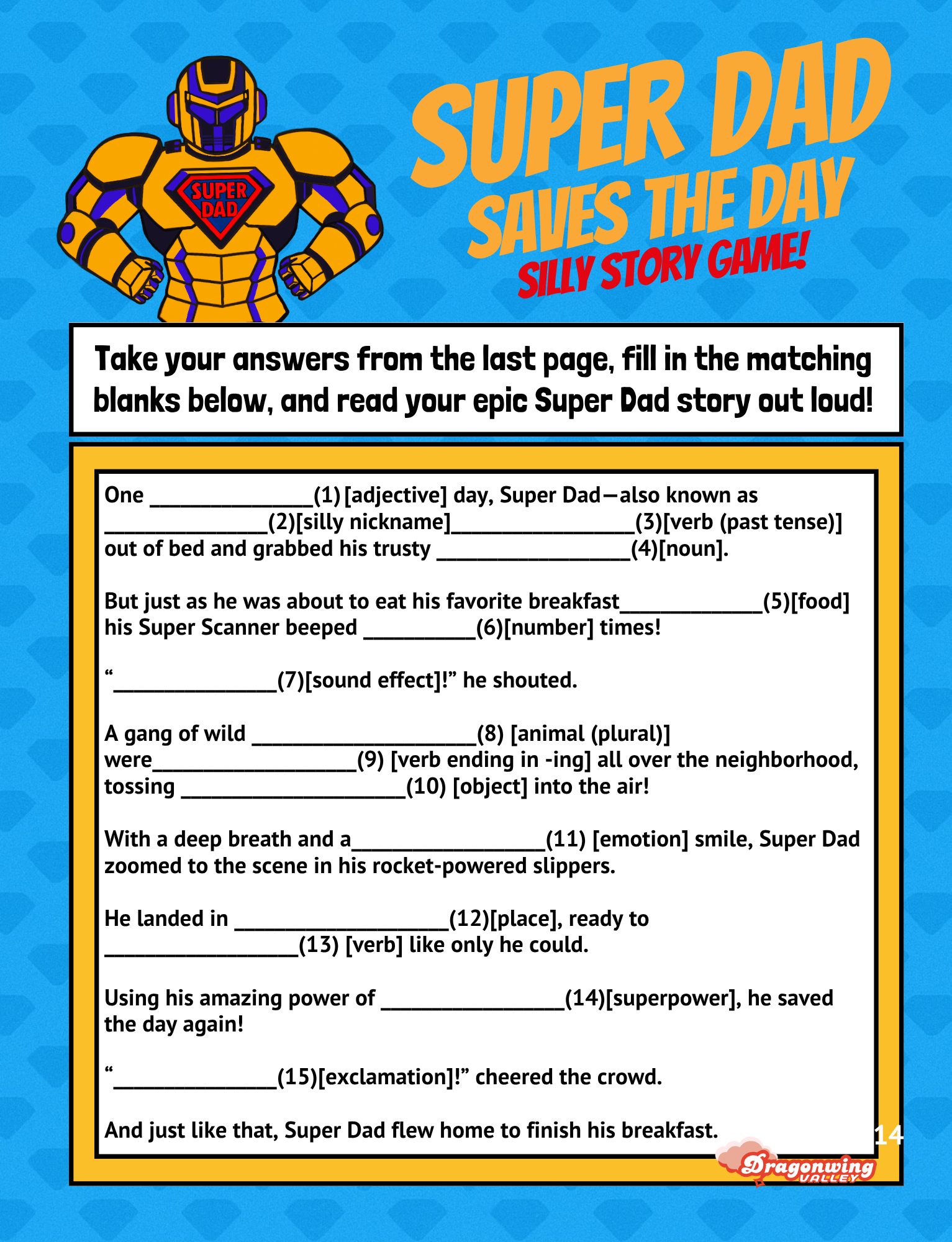Let’s Celebrate Series: Super Dad & Me