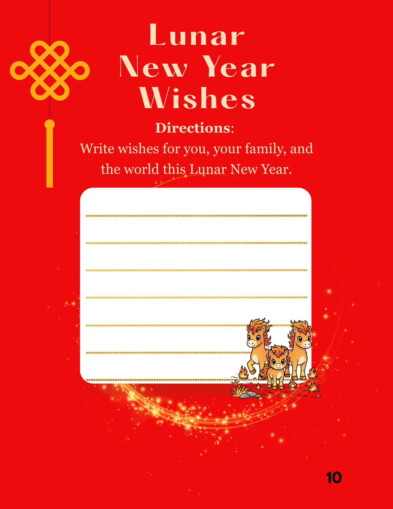 Lunar New Year 2026 Sampler Activity Book (ages 7-10)