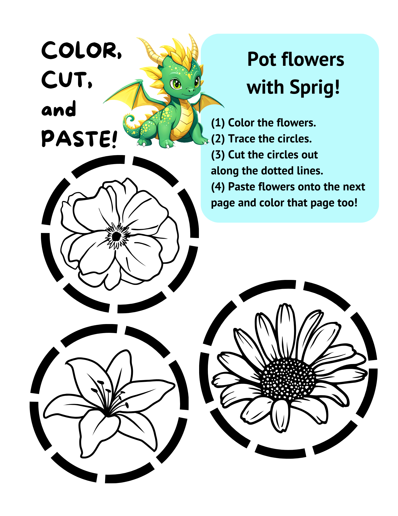 Red, White, & Brainy! EXCLUSIVE Dragonwing Valley BONUS Activity printable PDF book!