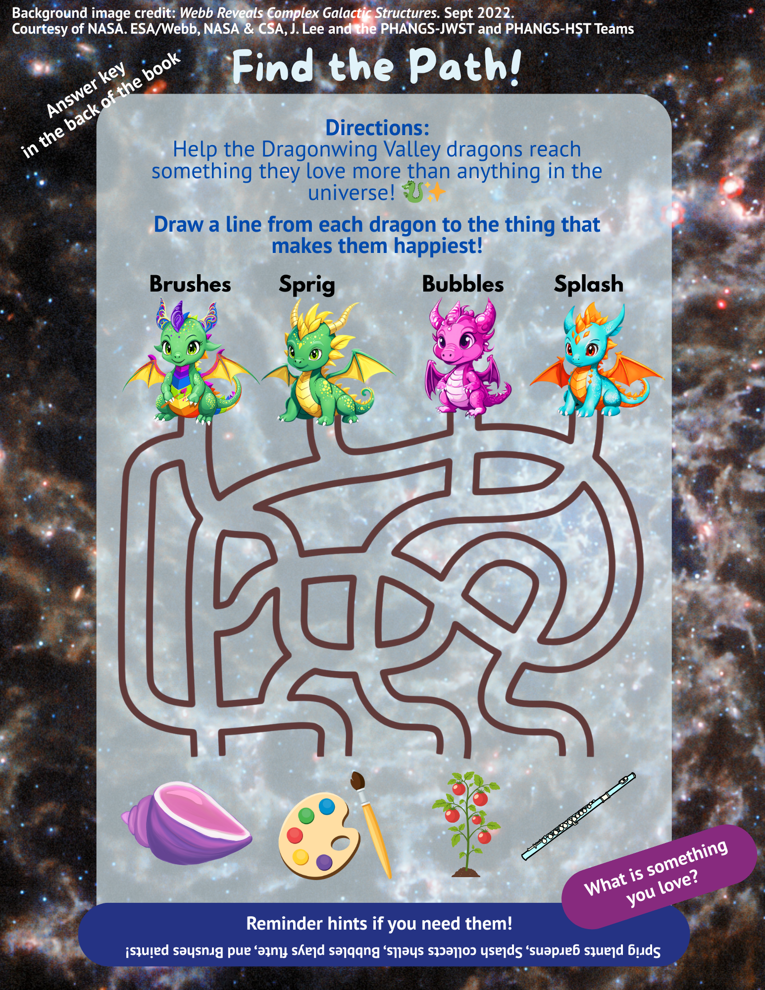 Red, White, & Brainy! EXCLUSIVE Dragonwing Valley BONUS Activity printable PDF book!