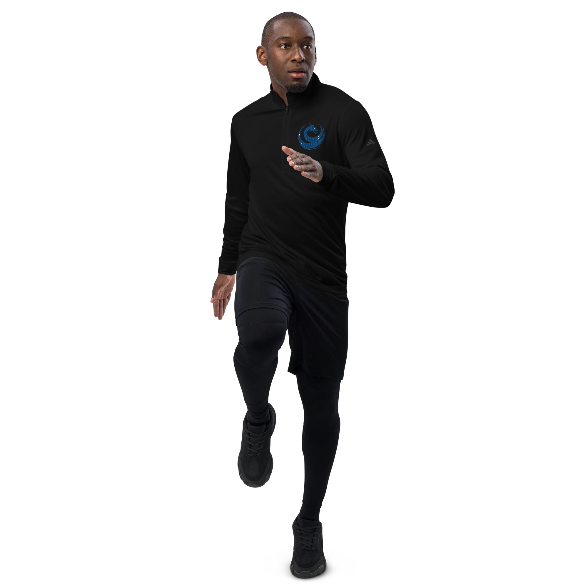 Blue Dragonkin MOD Quarter Zip Pullover by Adidas