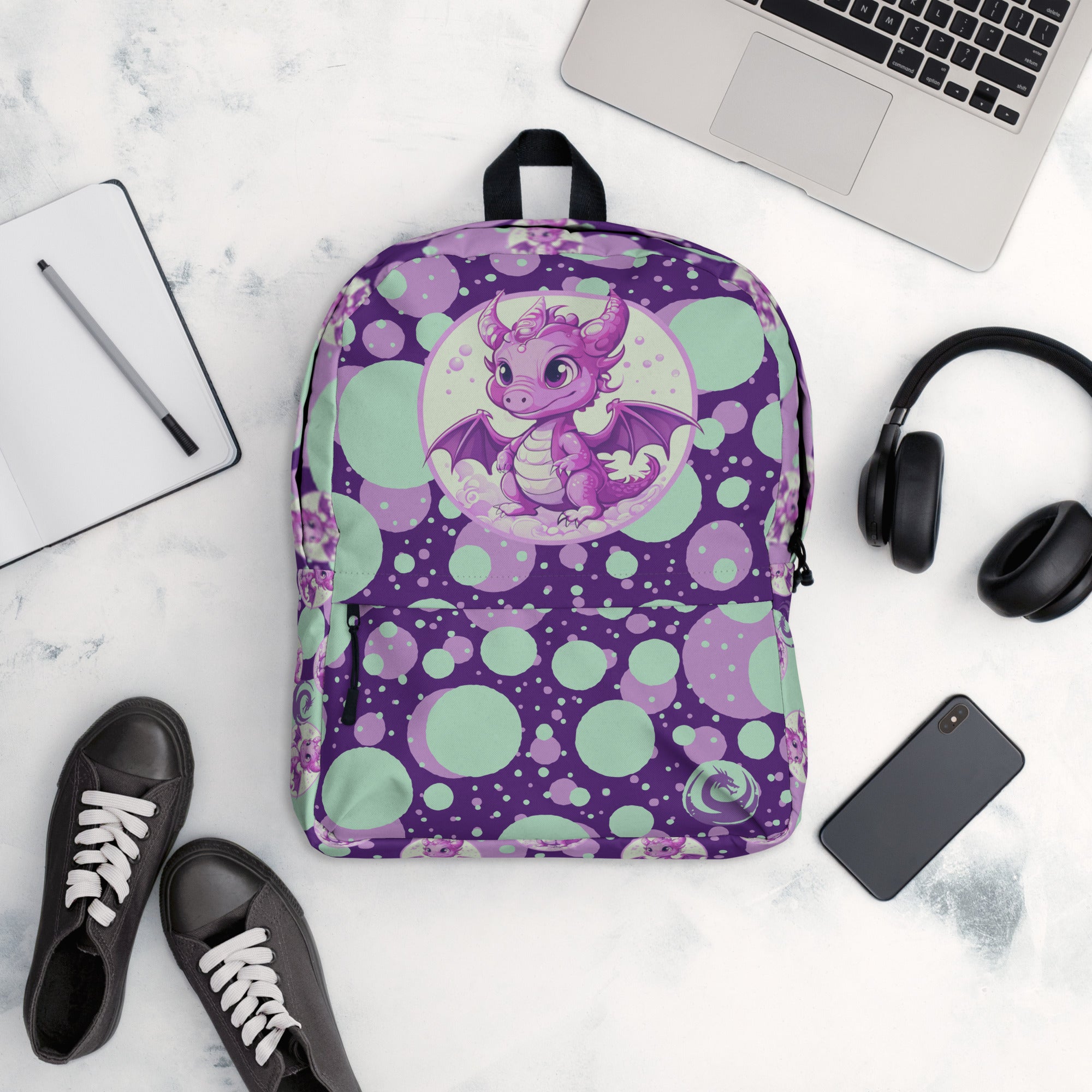 Nora Bubbles Medium Backpack with Front Pocket