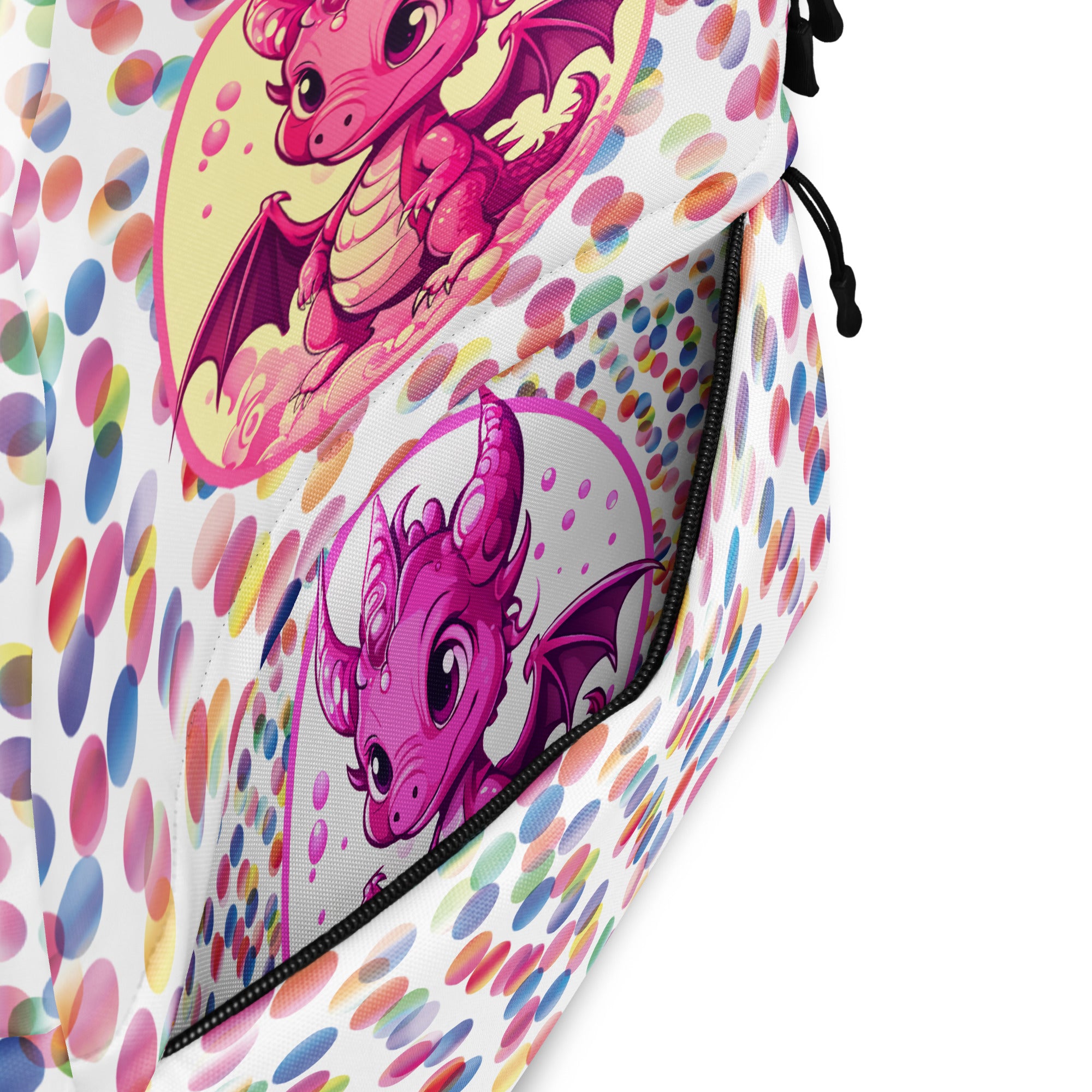 Bubbles Dragon Multicolor Backpack