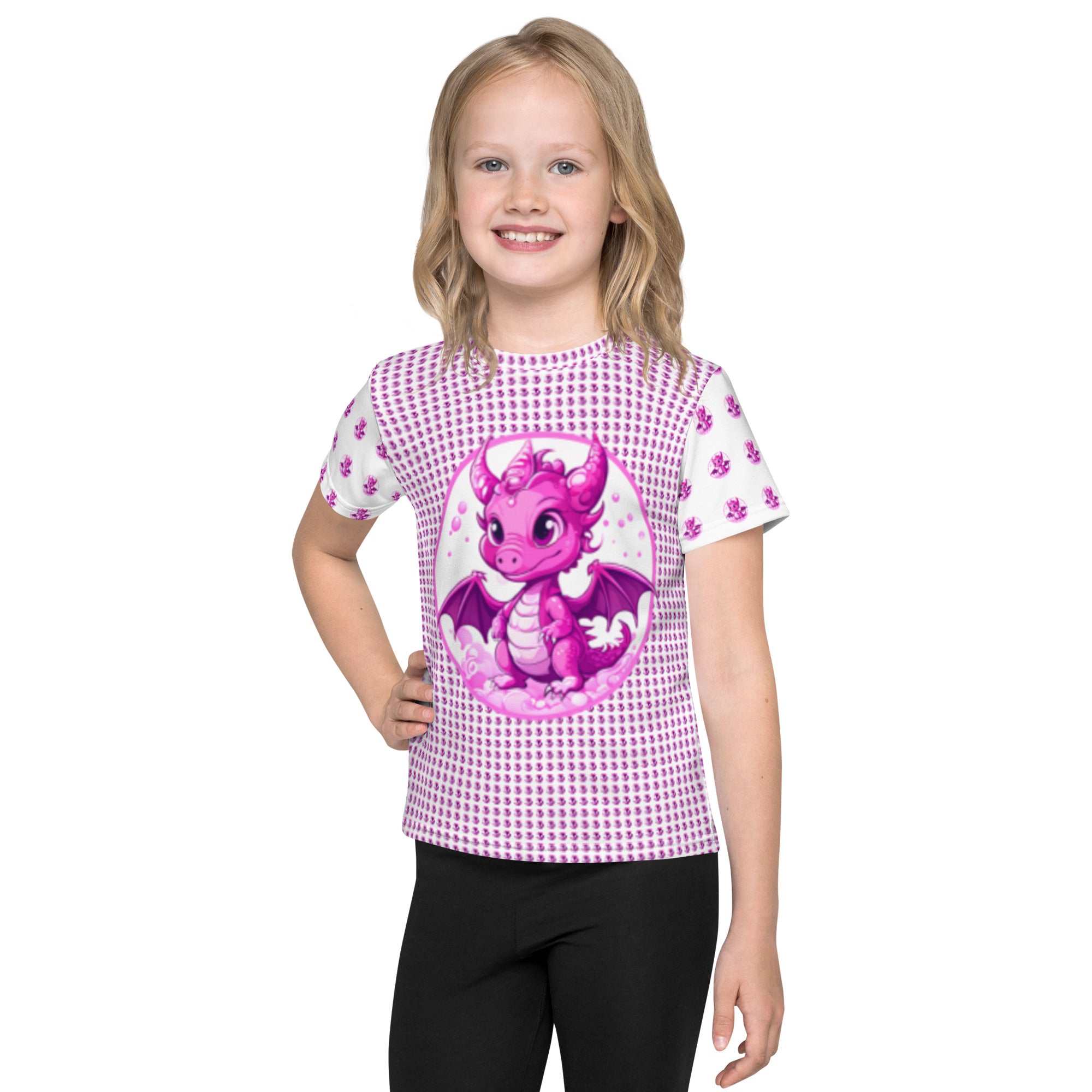 Bubbles Dragon Crewneck T-shirt