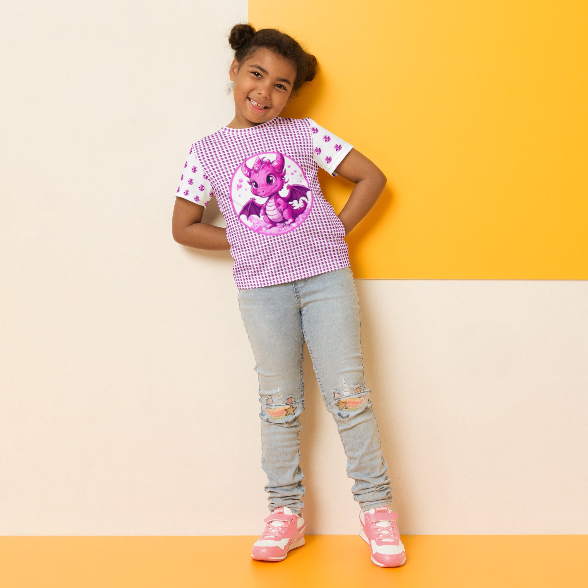Bubbles Dragon Crewneck T-shirt