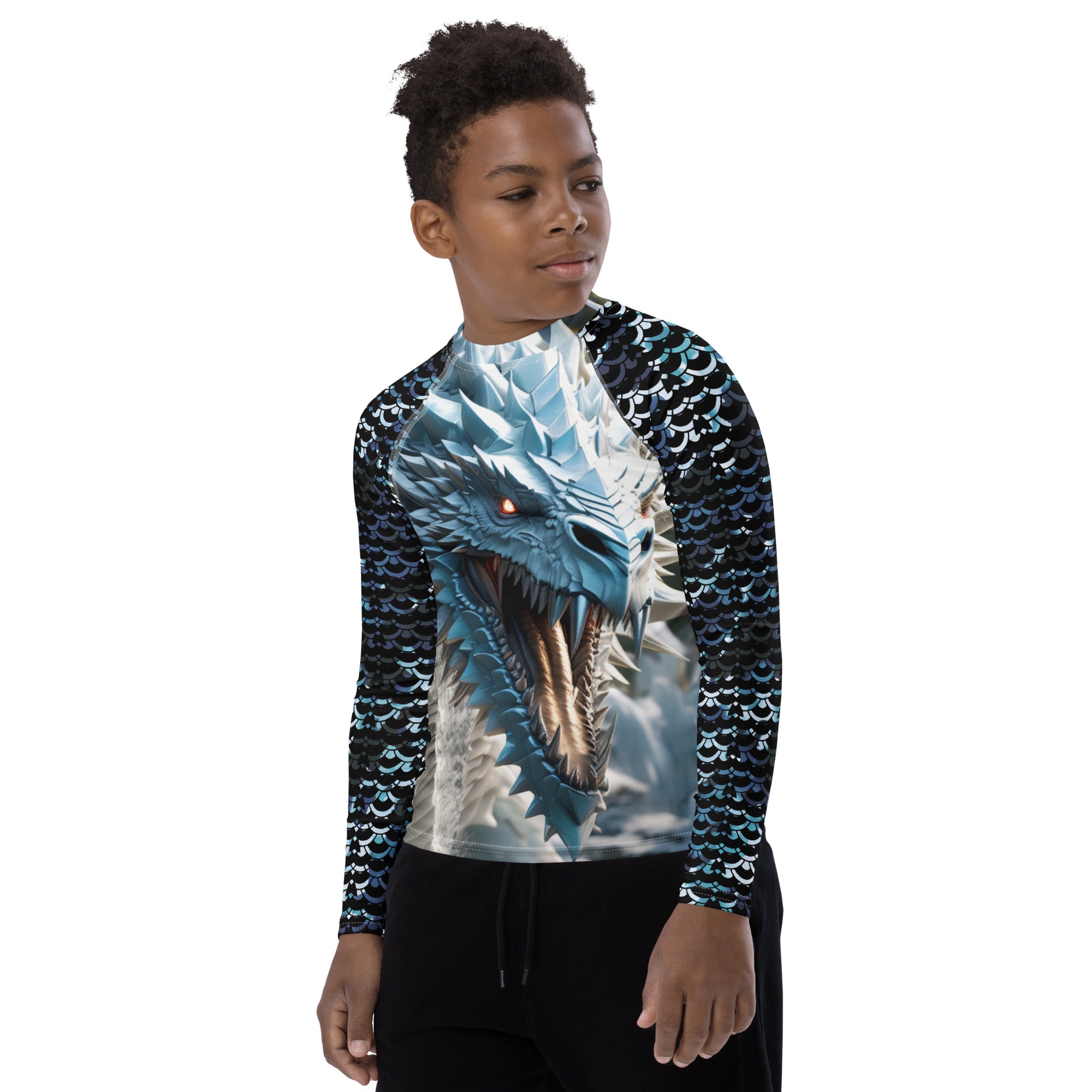 Youth Ice Dragon Rash Guard