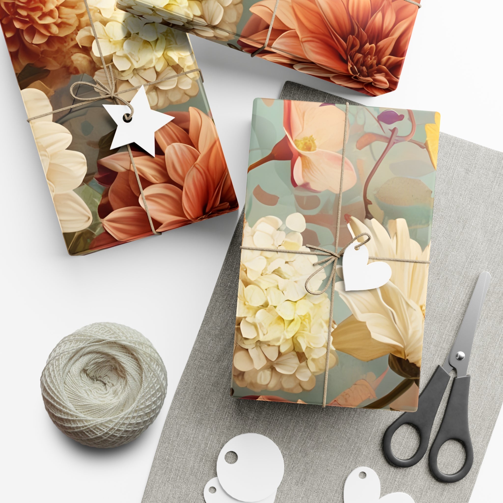Dahlia Gift Wrap Paper