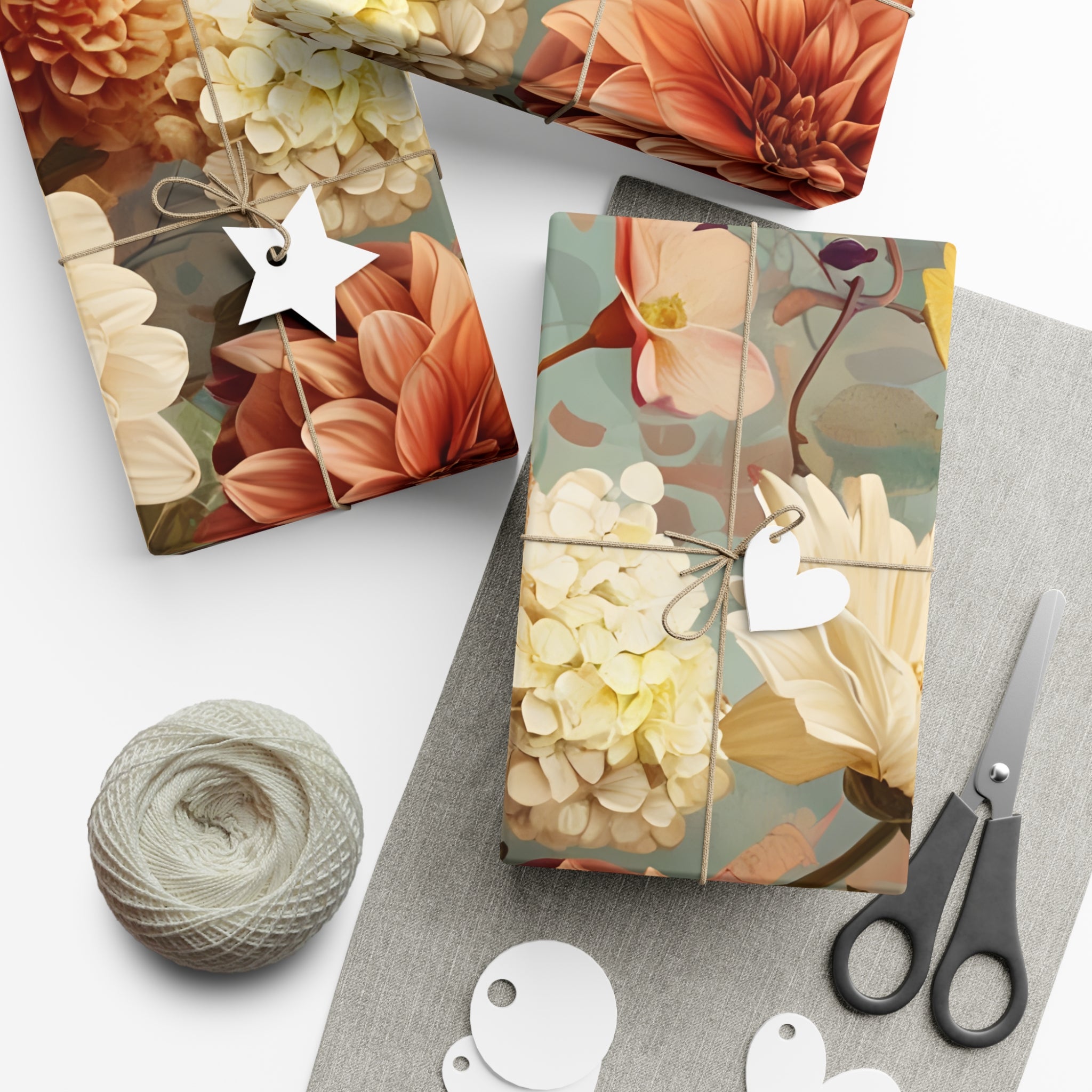 Dahlia Gift Wrap Paper