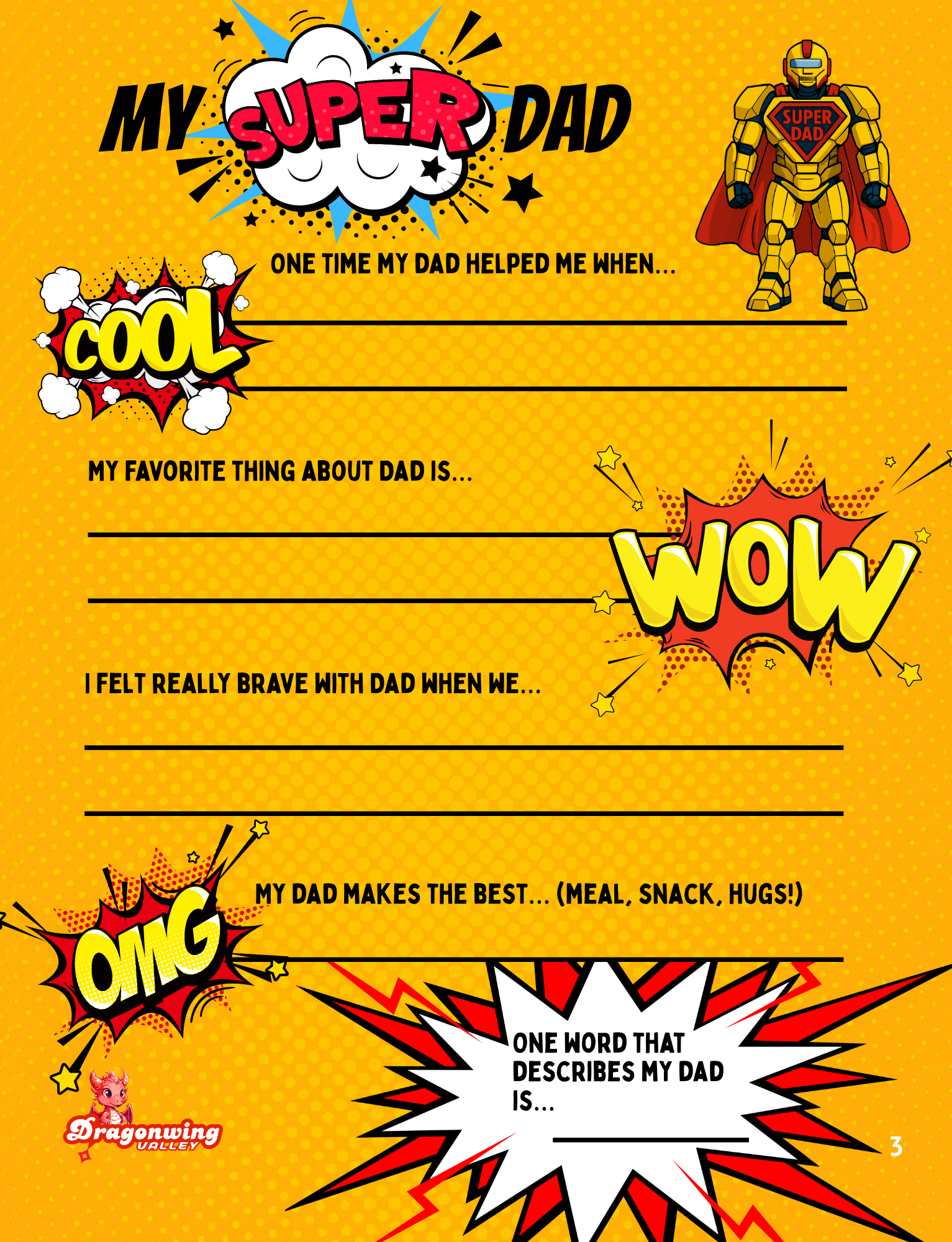 Let’s Celebrate Series: Super Dad & Me