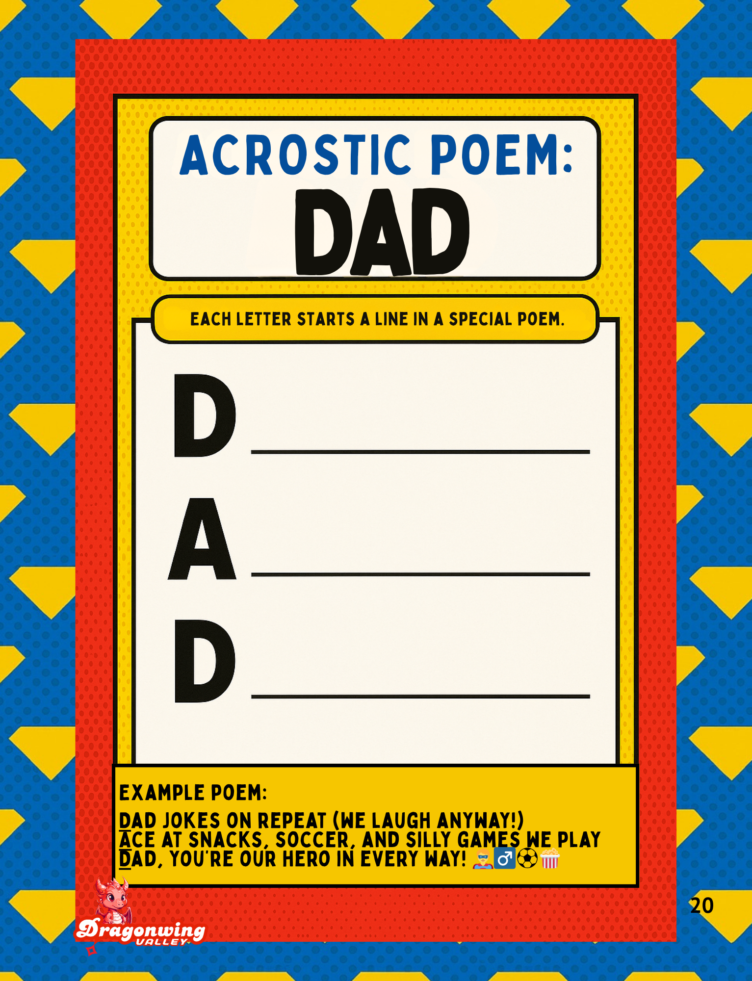 Let’s Celebrate Series: Super Dad & Me