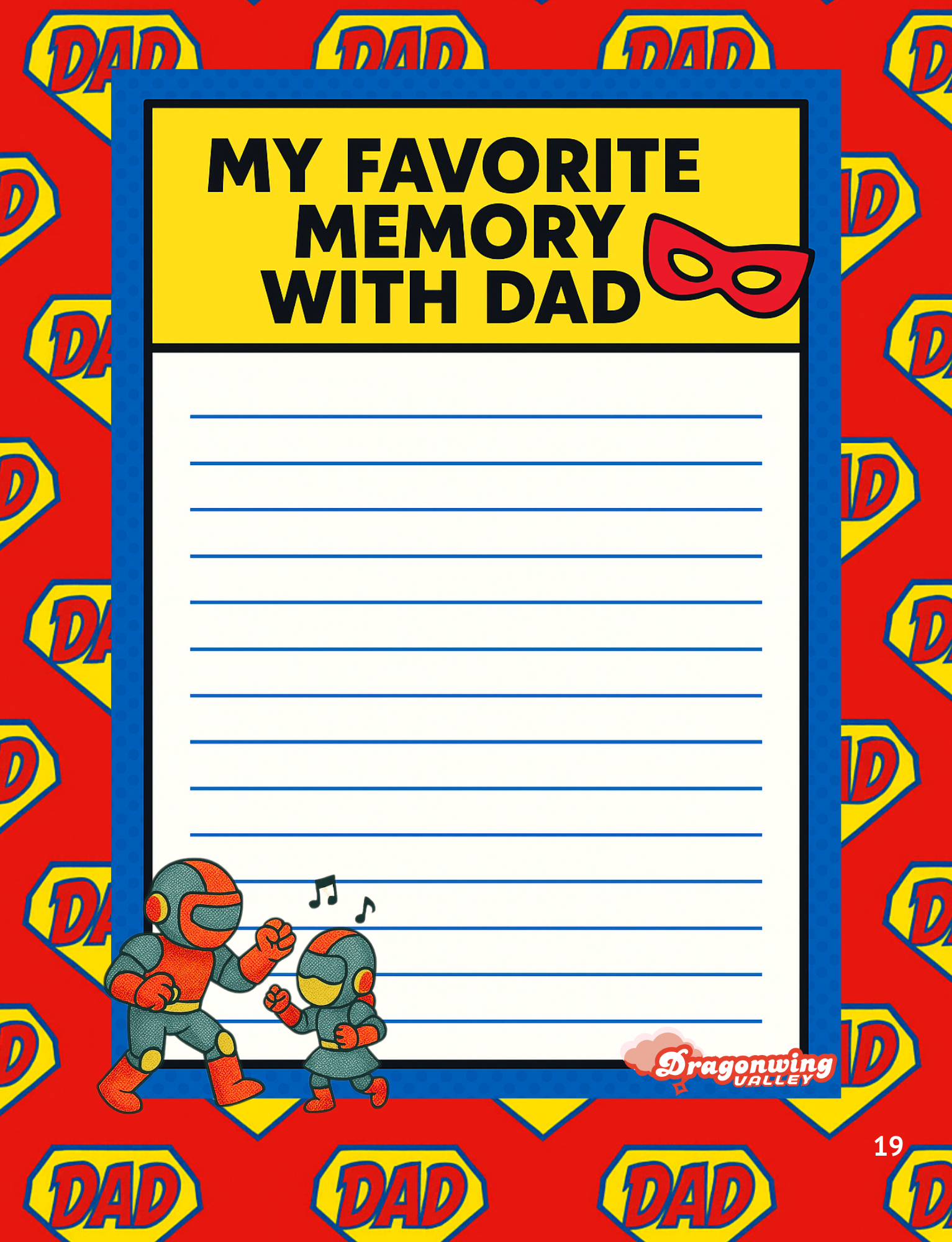 Let’s Celebrate Series: Super Dad & Me