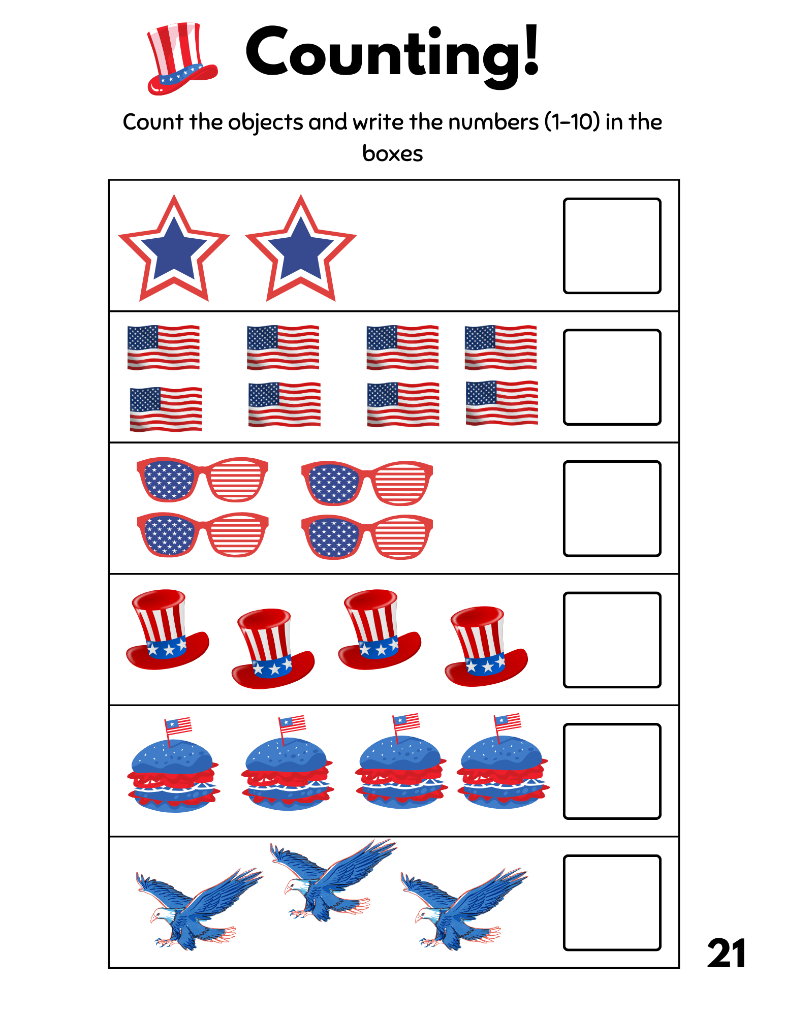 Let’s Celebrate Series: Presidents’ Day Kids FREE Activity eBook (Ages 6-10) - 40+ pages of puzzles, coloring, mazes, hidden pictures, and more! (Printable PDF)