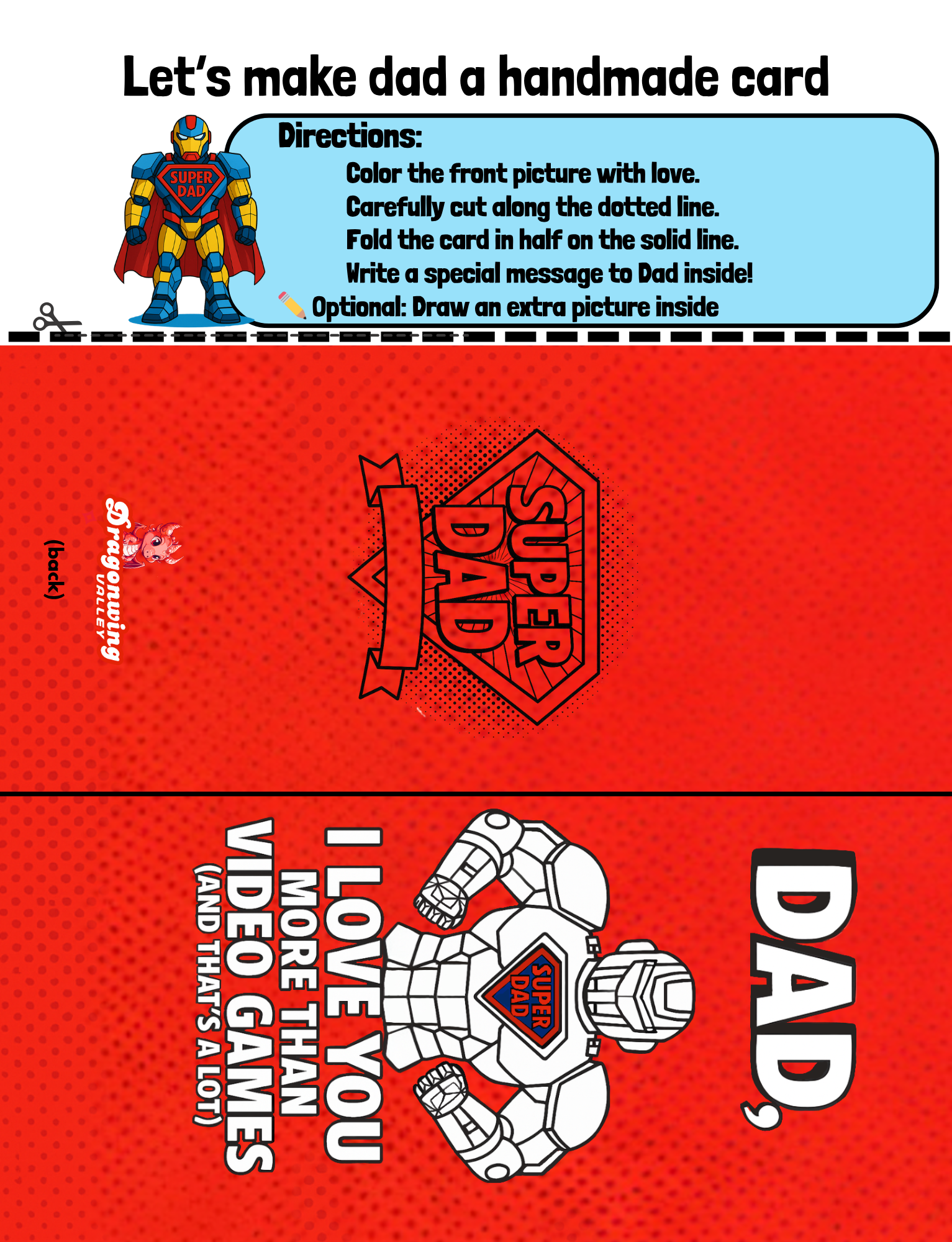 Let’s Celebrate Series: Super Dad & Me