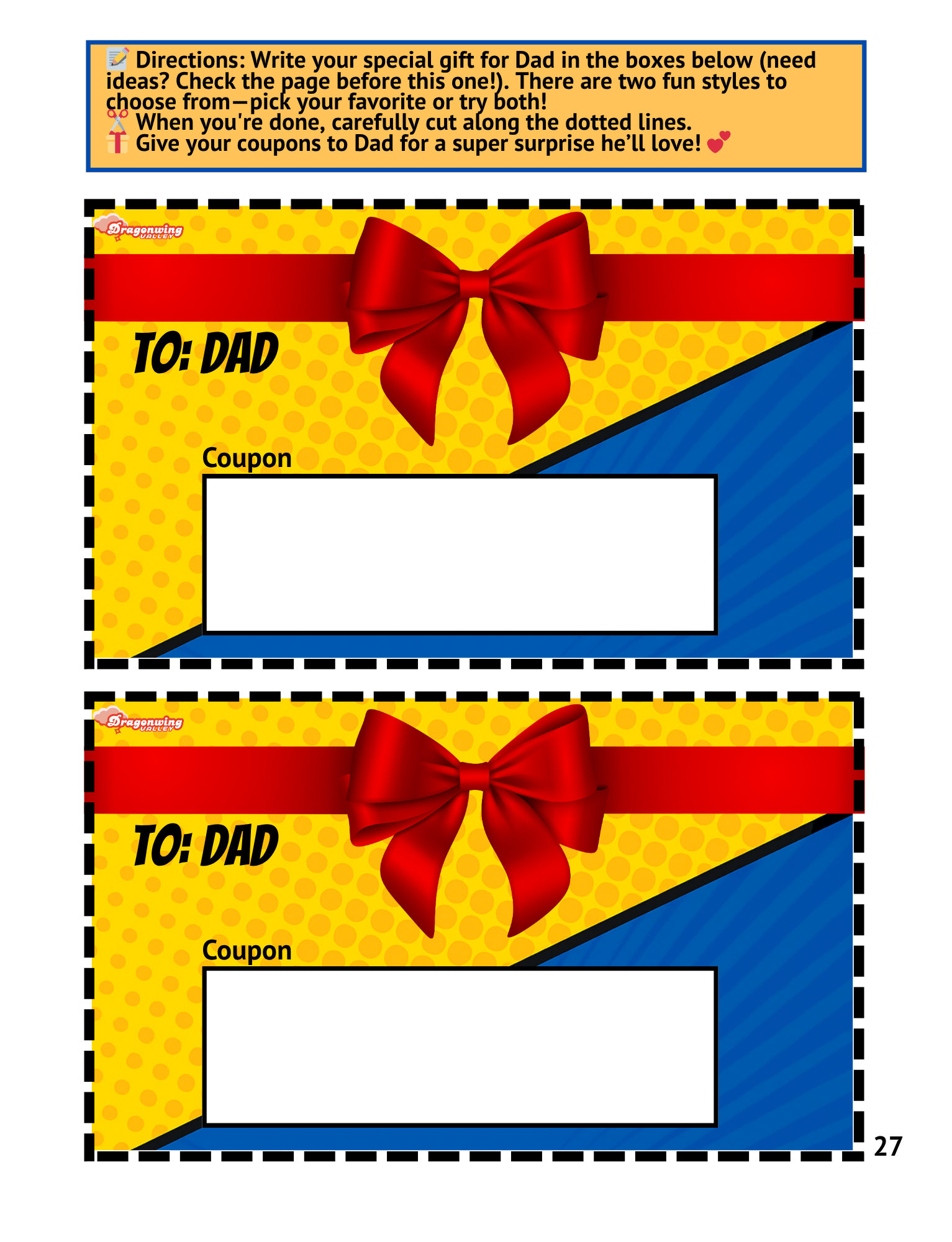 Let’s Celebrate Series: Super Dad & Me