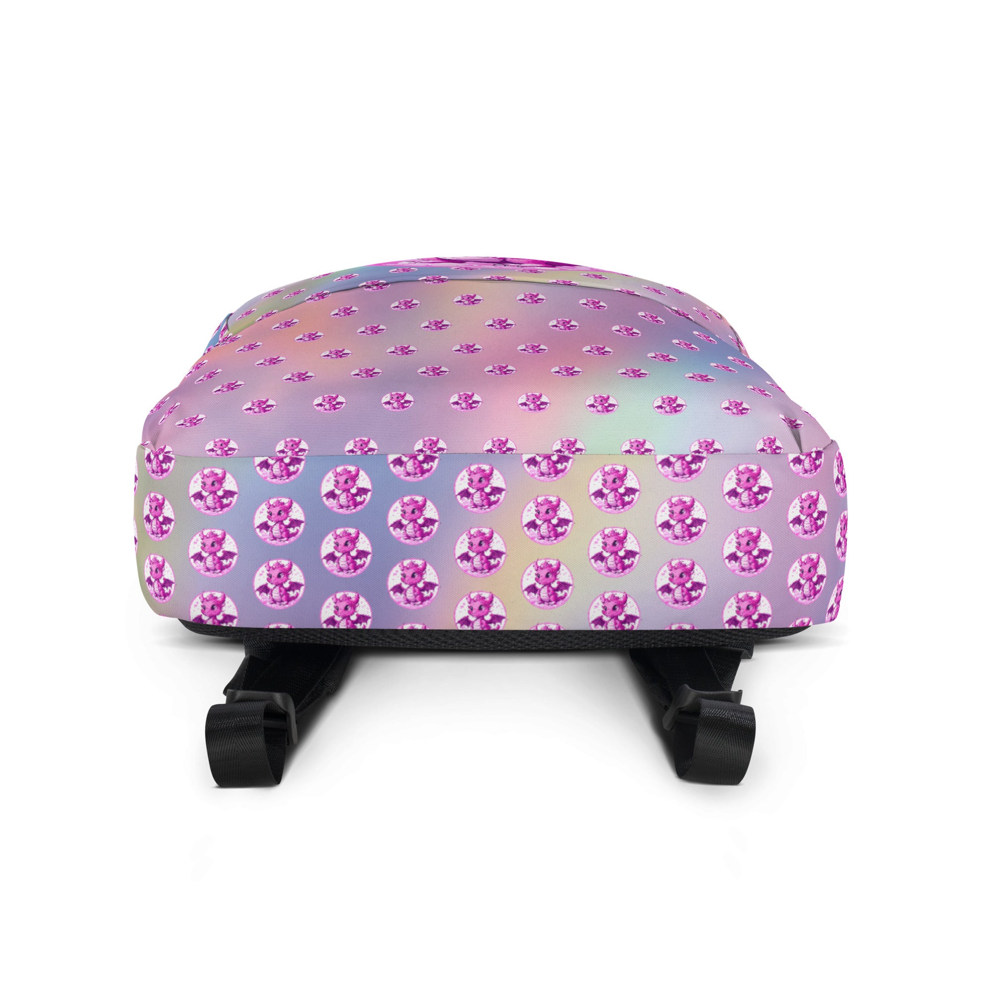 Bubbles Pink and Purple Swirl Backpack