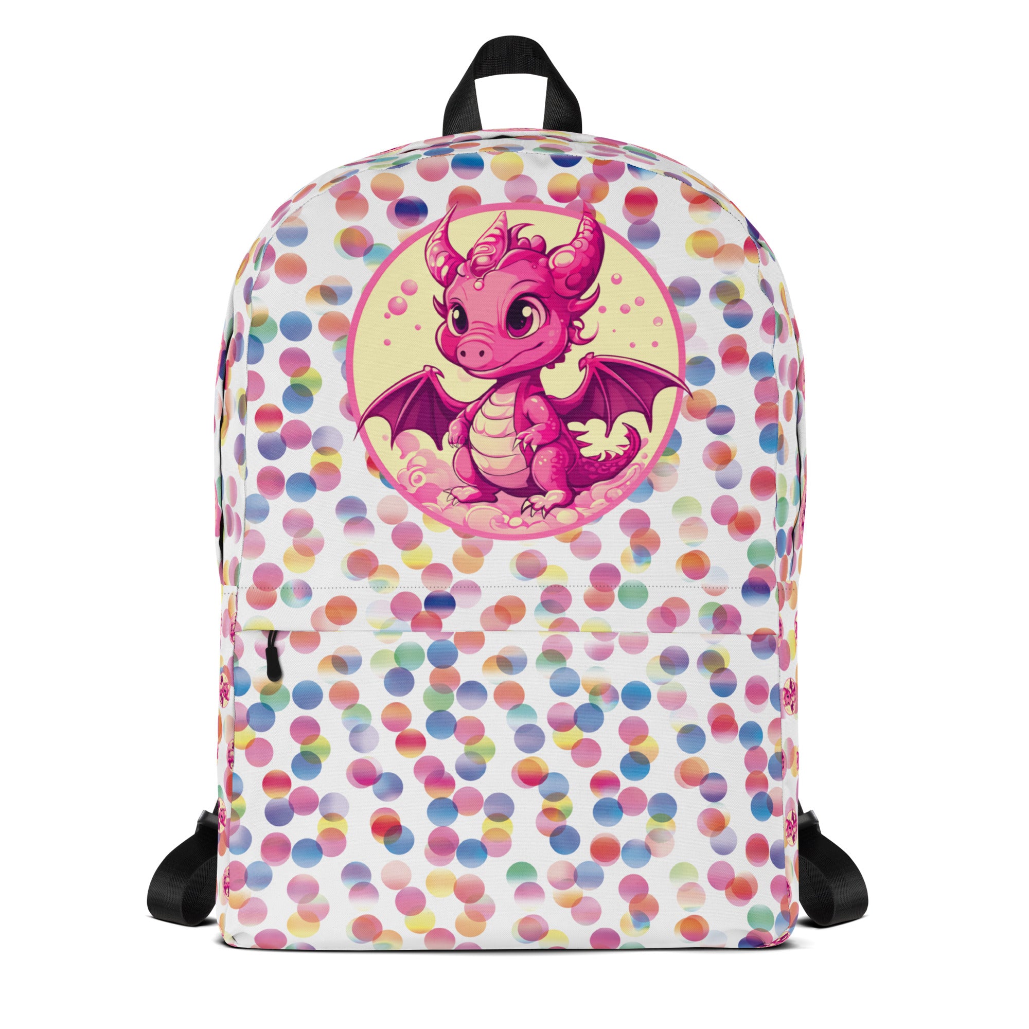 Bubbles Dragon  Multicolor Backpack