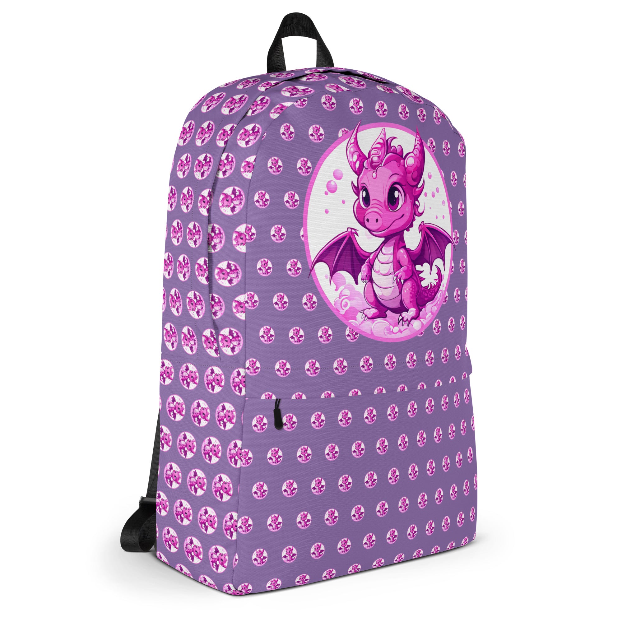 Bubbles Dragon Purple Backpack