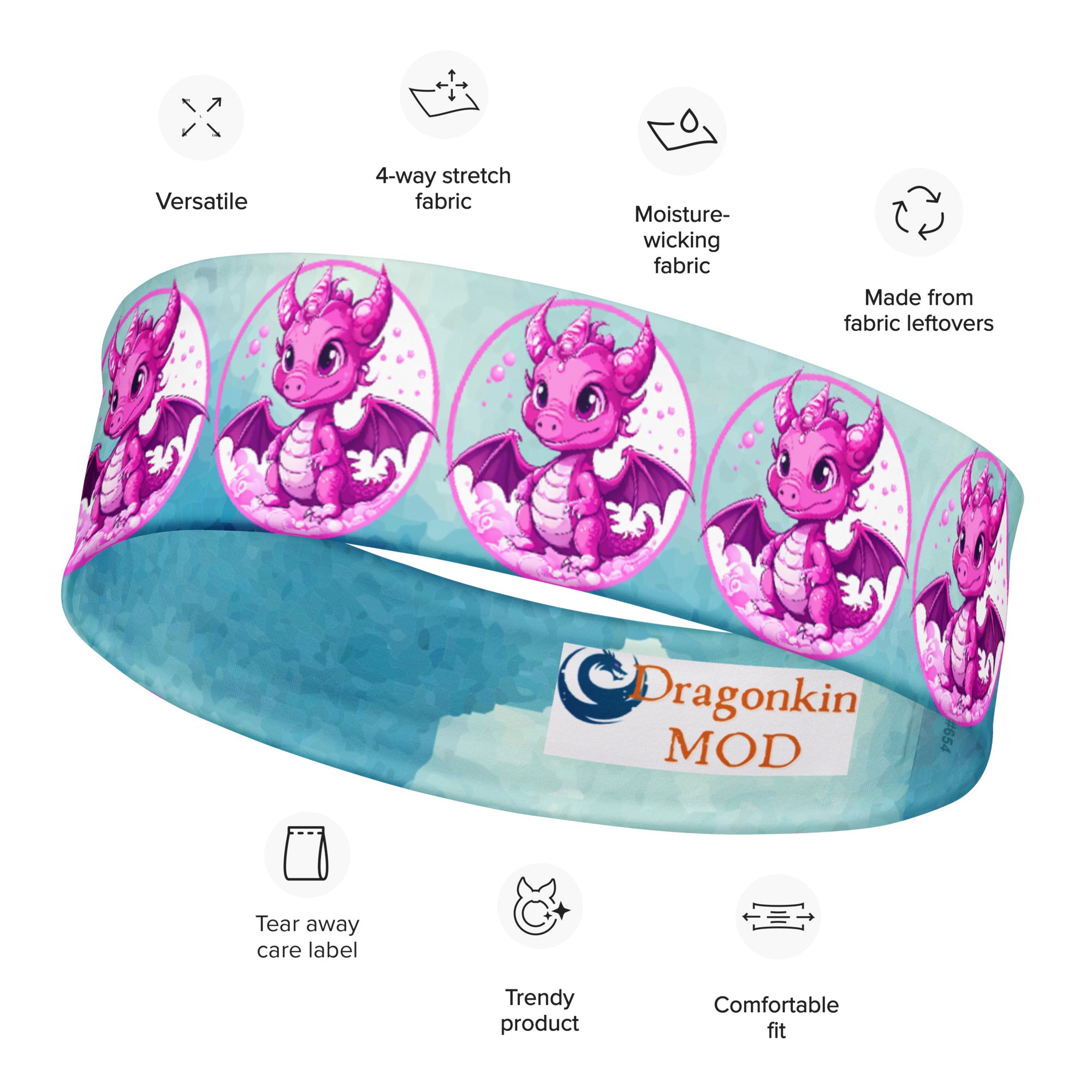 Bubbles Dragon Headband