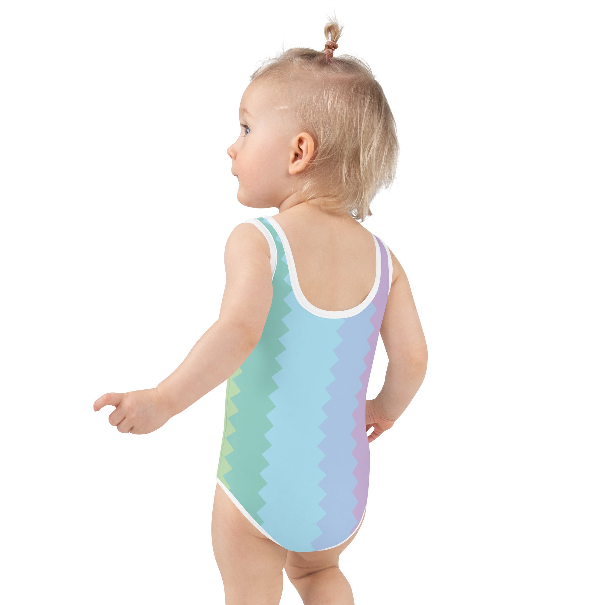 Bubbles Dragon Rainbow Kids Swimsuit