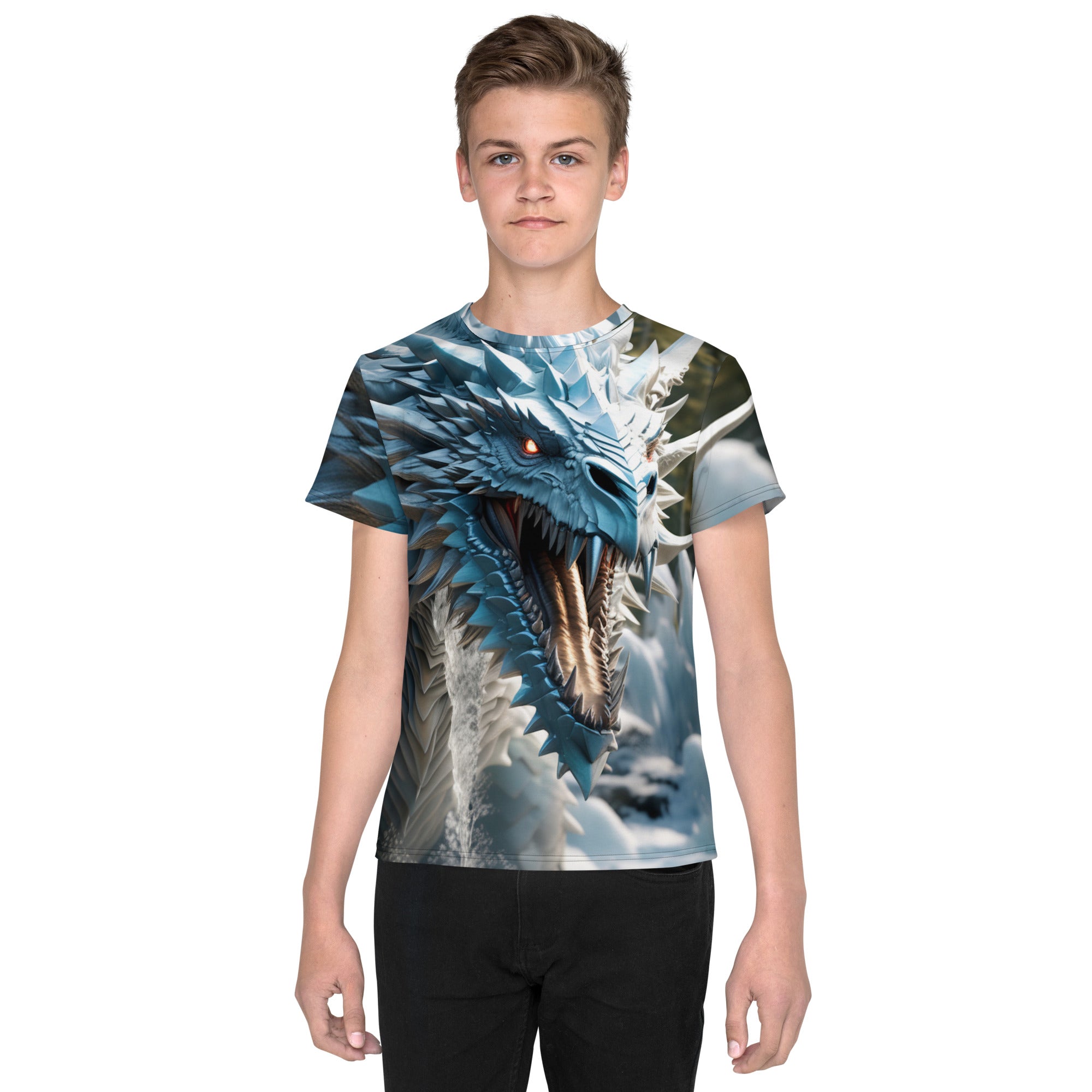 Youth Ice Dragon Crewneck T-shirt