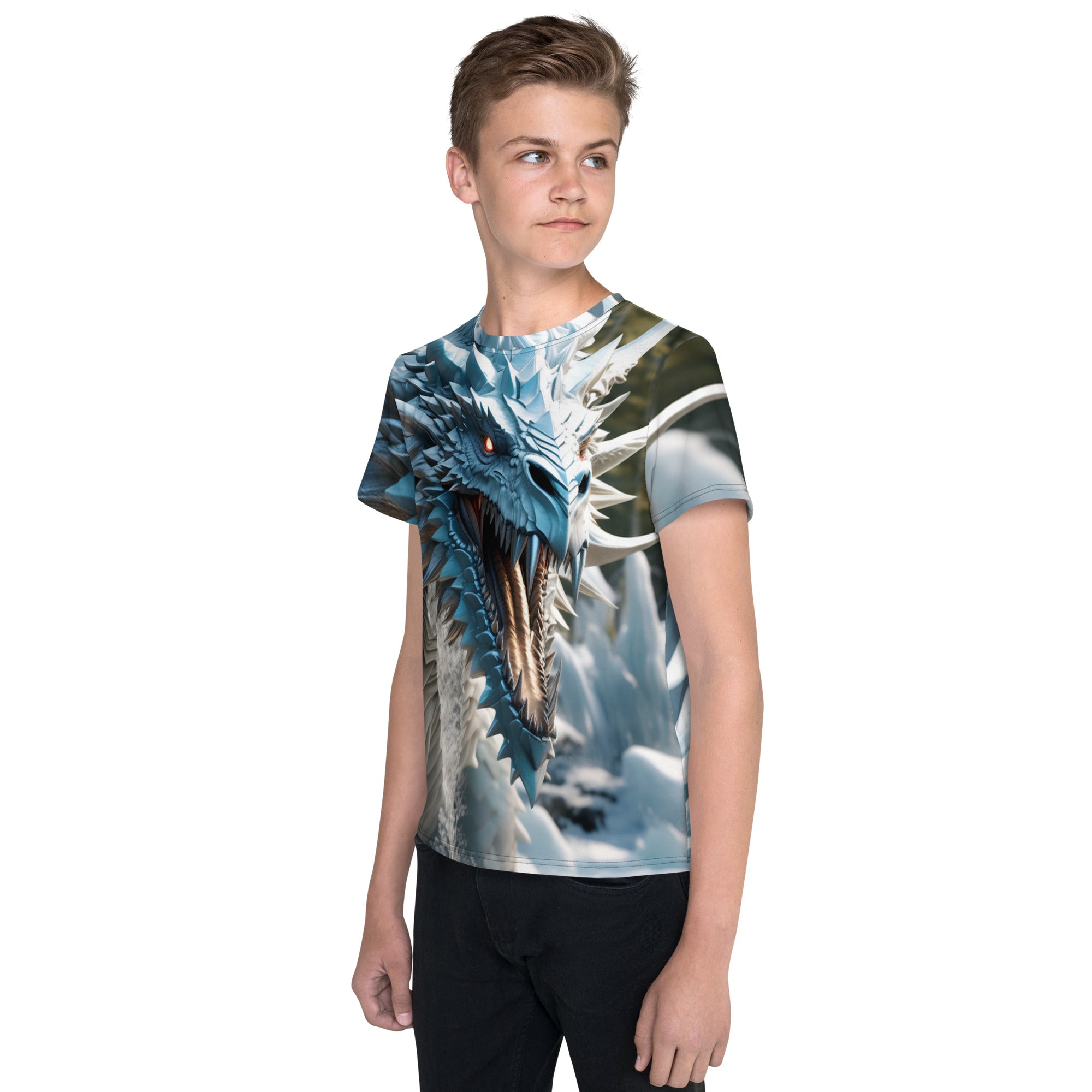 Youth Ice Dragon Crewneck T-shirt